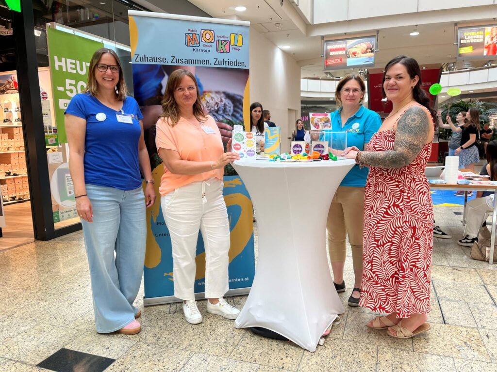MOKI Kärnten Team beim Aktionstag in den City Arkaden Klagenfurt